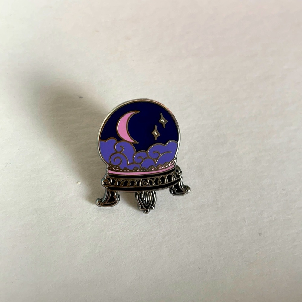 Crystal Ball Enamel Pin